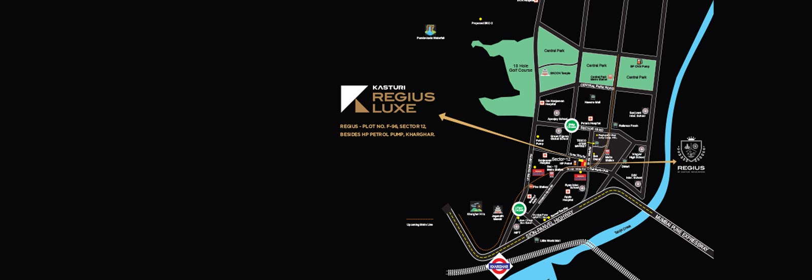 Regius Luxe - Plot No. F-96, Sector 12, Kharghar.
