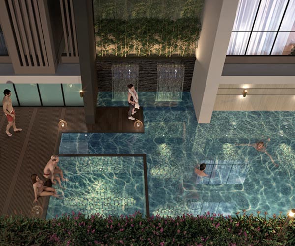 Crystal Blue Aqua Pool